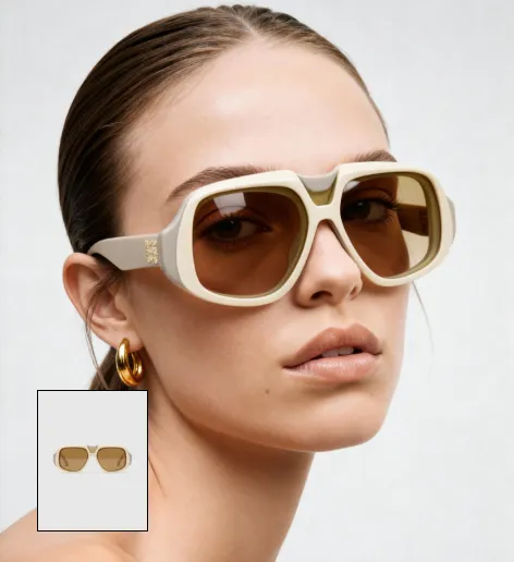 Glasses On Model