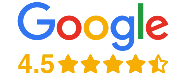 Google rating 4.5 out of 5